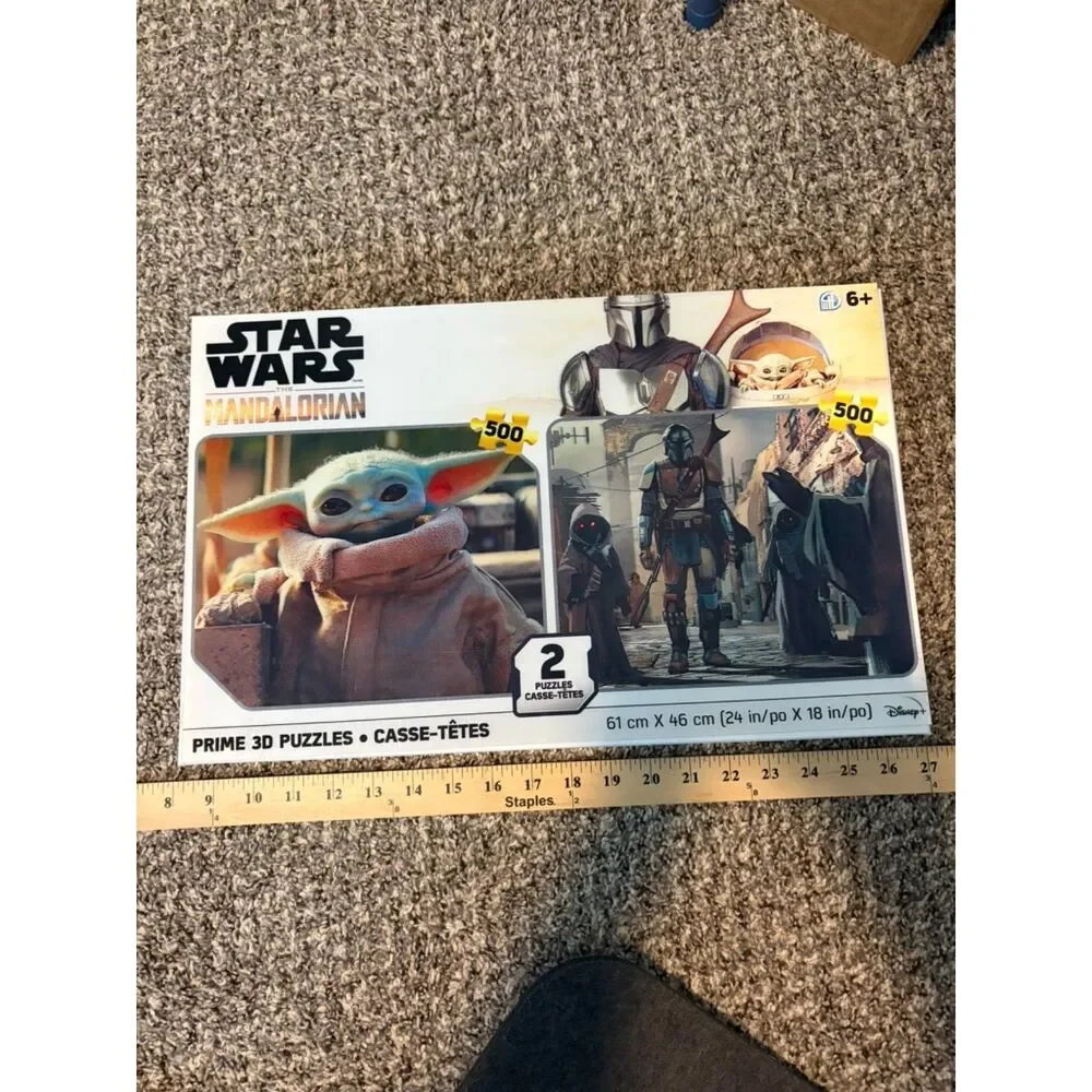 Star Wars Puzzle 2 puzzles 500 pc 3D jigsaw